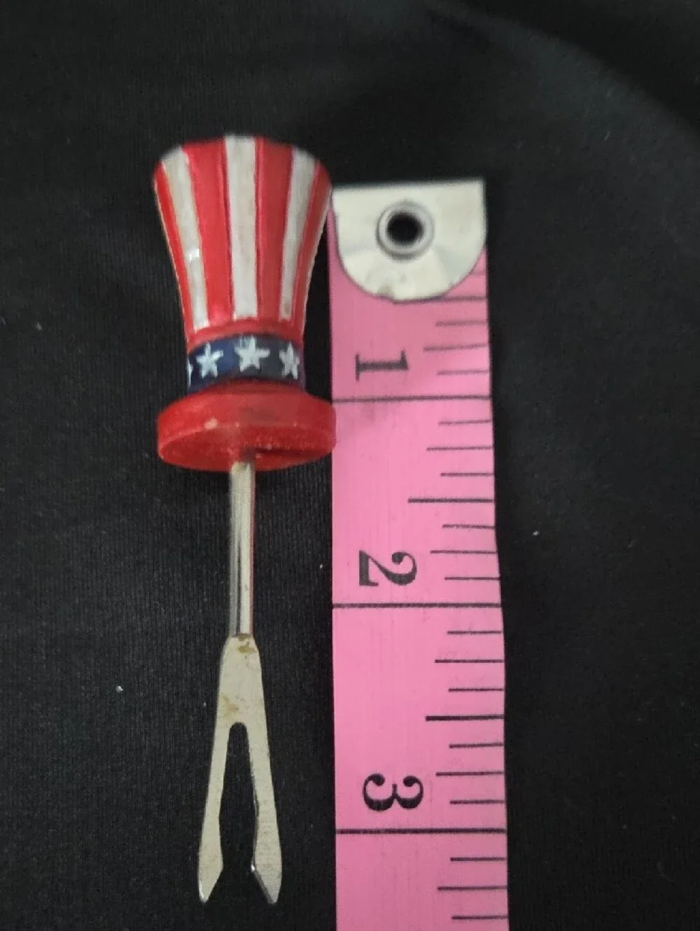 Patriotic Red, White & Blue Horderves Picks and Mini Top Hats For S & P